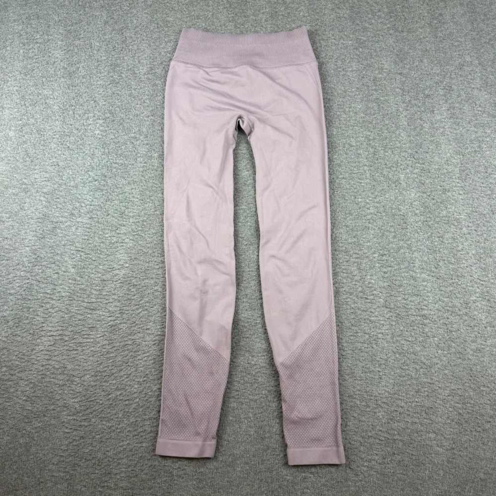 Lululemon Ebb to Street Leggings Women's 4 Purple Seamless Mesh Yoga Leggings - Picture 5 of 9
